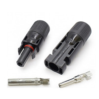 LEADER - CABLE CONECTOR, MC TYPE 4, MALE & FEMALE, PLUG TYPE, UL, IP68, 600V/1000V/1500V DC